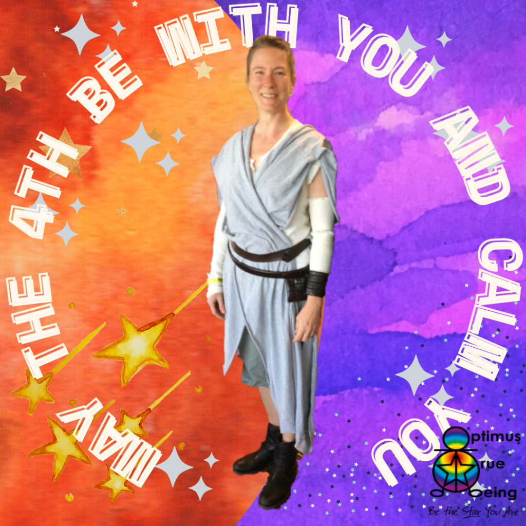 May the 4th Be with you, star wars lover, calming Kinesiology for wellness