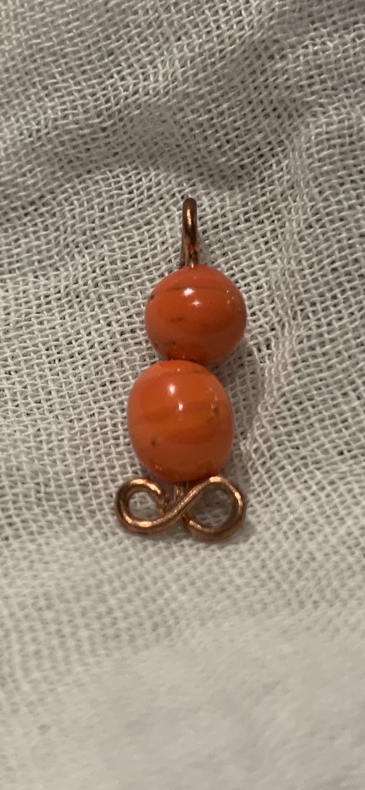 hand crafted glass bead baby