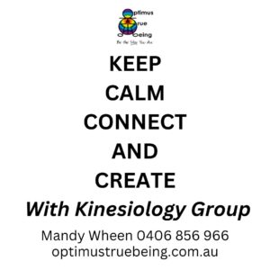 Keep Calm, Connect, and Create with Kinesiology Group in Tascott